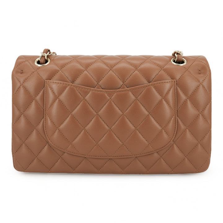 CHANEL 23P Camel Brown Lambskin Medium Classic Double Flap Bag - Replica Handbags Shopping
.com