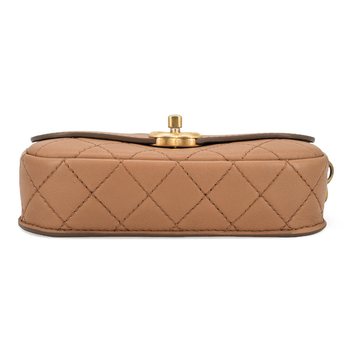 CHANEL 19K Caramel Calfskin Quilted Multi Pouching Flap Bag With Coin Purse - Replica Handbags Shopping
.com