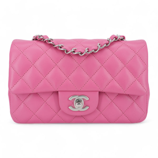 CHANEL 19C Bubble Pink Lambskin Mini Rectangular Flap Bag - Replica Handbags Shopping
.com