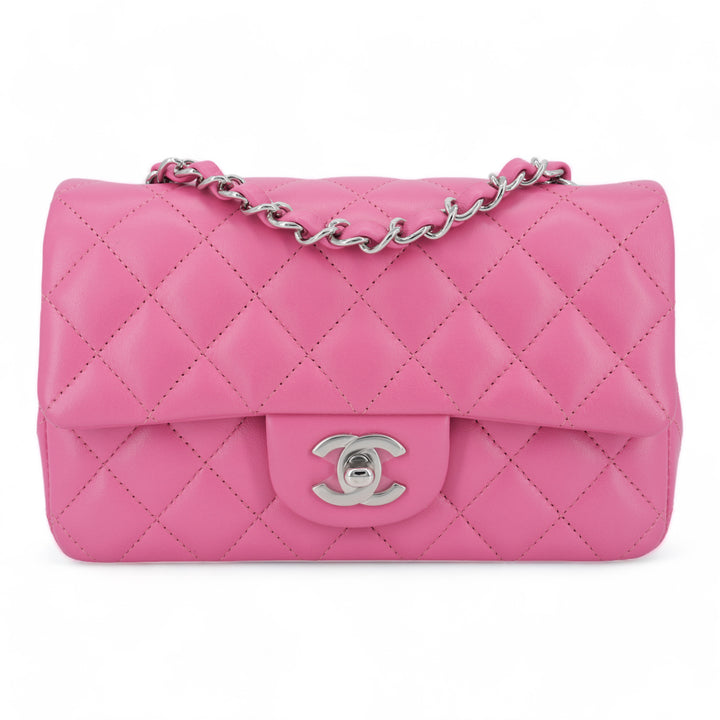 CHANEL 19C Bubble Pink Lambskin Mini Rectangular Flap Bag - Replica Handbags Shopping
.com