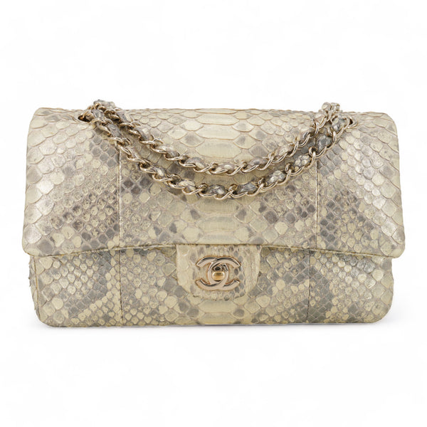 CHANEL Iridescent Natural Python Medium Classic Double Flap Bag - Replica Handbags Shopping
.com