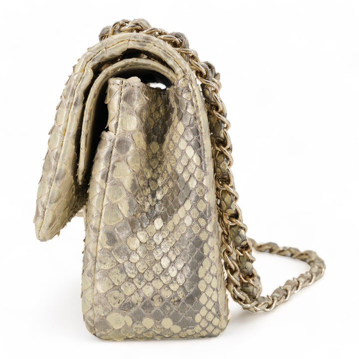 CHANEL Iridescent Natural Python Medium Classic Double Flap Bag - Replica Handbags Shopping
.com