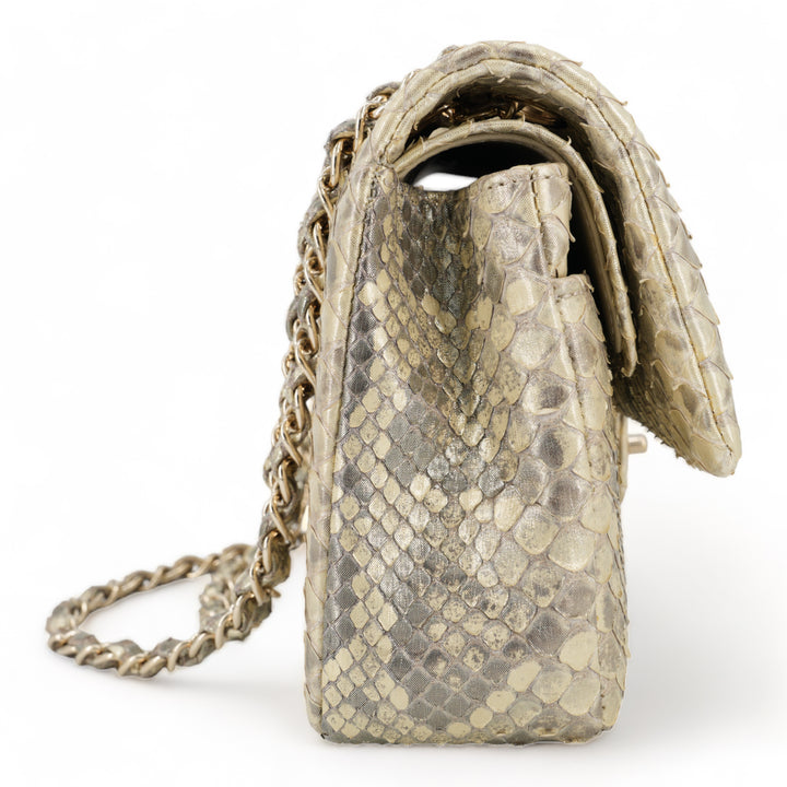 CHANEL Iridescent Natural Python Medium Classic Double Flap Bag - Replica Handbags Shopping
.com