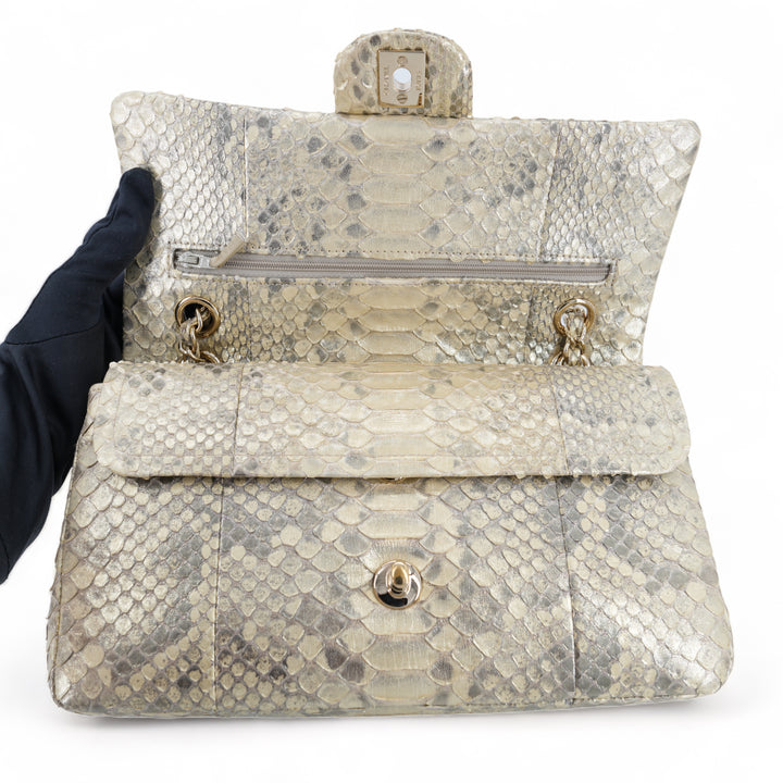 CHANEL Iridescent Natural Python Medium Classic Double Flap Bag - Replica Handbags Shopping
.com