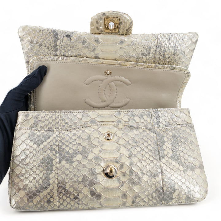 CHANEL Iridescent Natural Python Medium Classic Double Flap Bag - Replica Handbags Shopping
.com