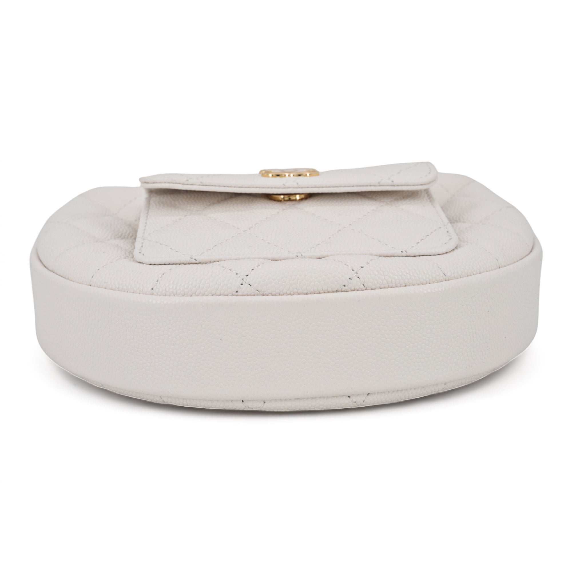 CHANEL 23B White Caviar Cargo Pouch with Handle - Replica Shoes .com