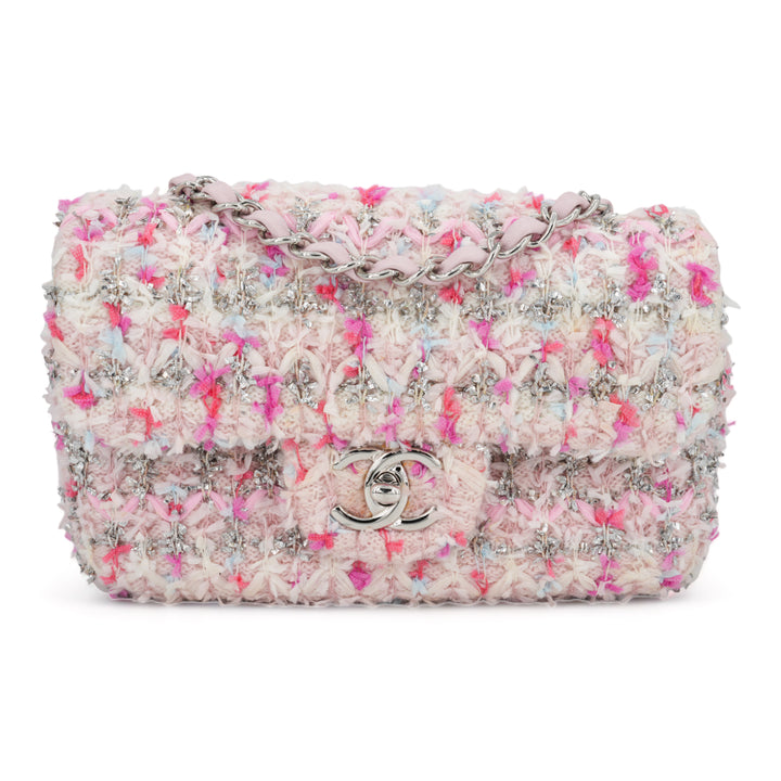 CHANEL 18S Pink Glitter Tweed Mini Flap Bag - Replica Handbags Shopping
.com