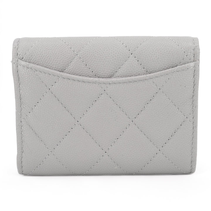 CHANEL Large Classic Card Holder in Light Grey Caviar - Replica Handbags Shopping
.com