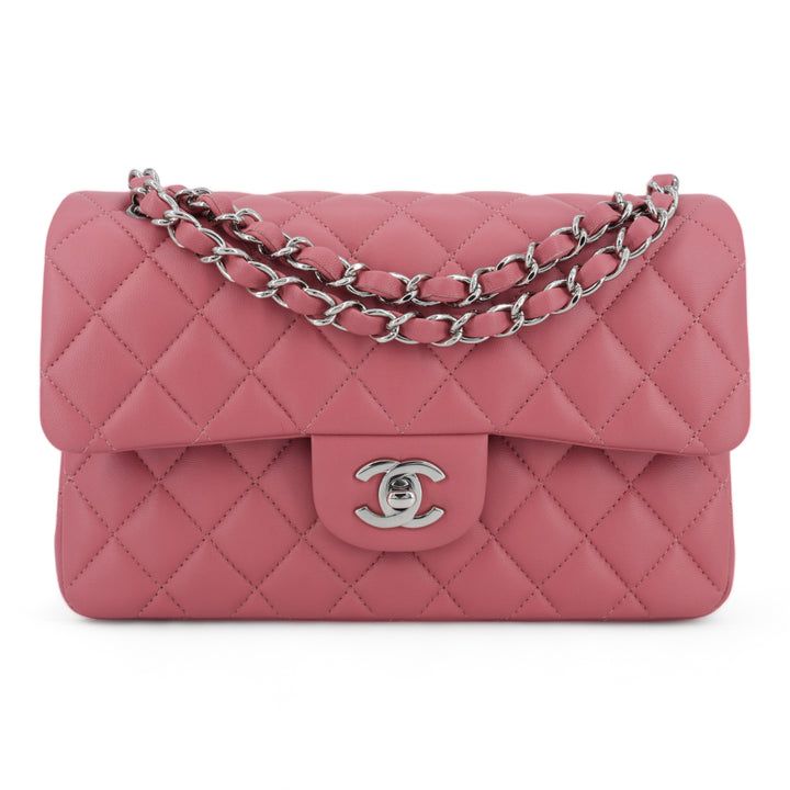 CHANEL Small Classic Double Flap Bag in 19B Pink Lambskin - Replica Handbags Shopping
.com