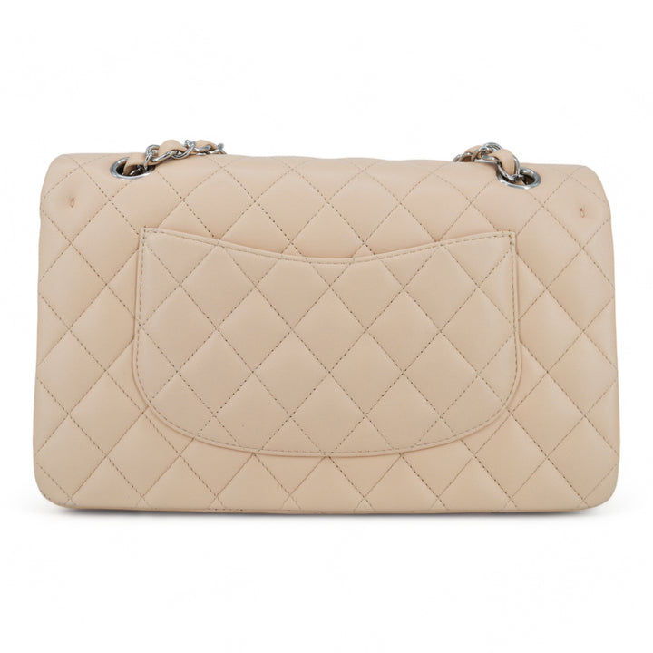 CHANEL Beige Clair Lambskin Medium Classic Double Flap Bag - Replica Handbags Shopping
.com