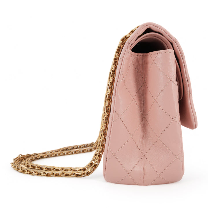 CHANEL 2.55 Reissue Flap Bag Size 225 in 19P Pink Aged Calfskin - Replica Handbags Shopping
.com