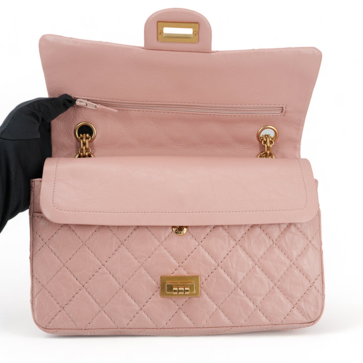 CHANEL 2.55 Reissue Flap Bag Size 225 in 19P Pink Aged Calfskin - Replica Handbags Shopping
.com