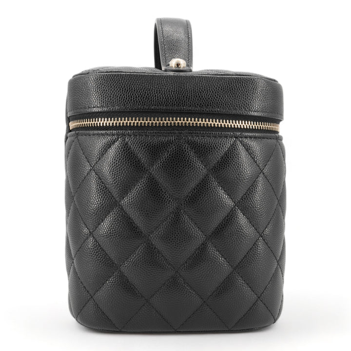 CHANEL Large Cosmetic Vanity Case in Black Caviar - Replica Handbags Shopping
.com