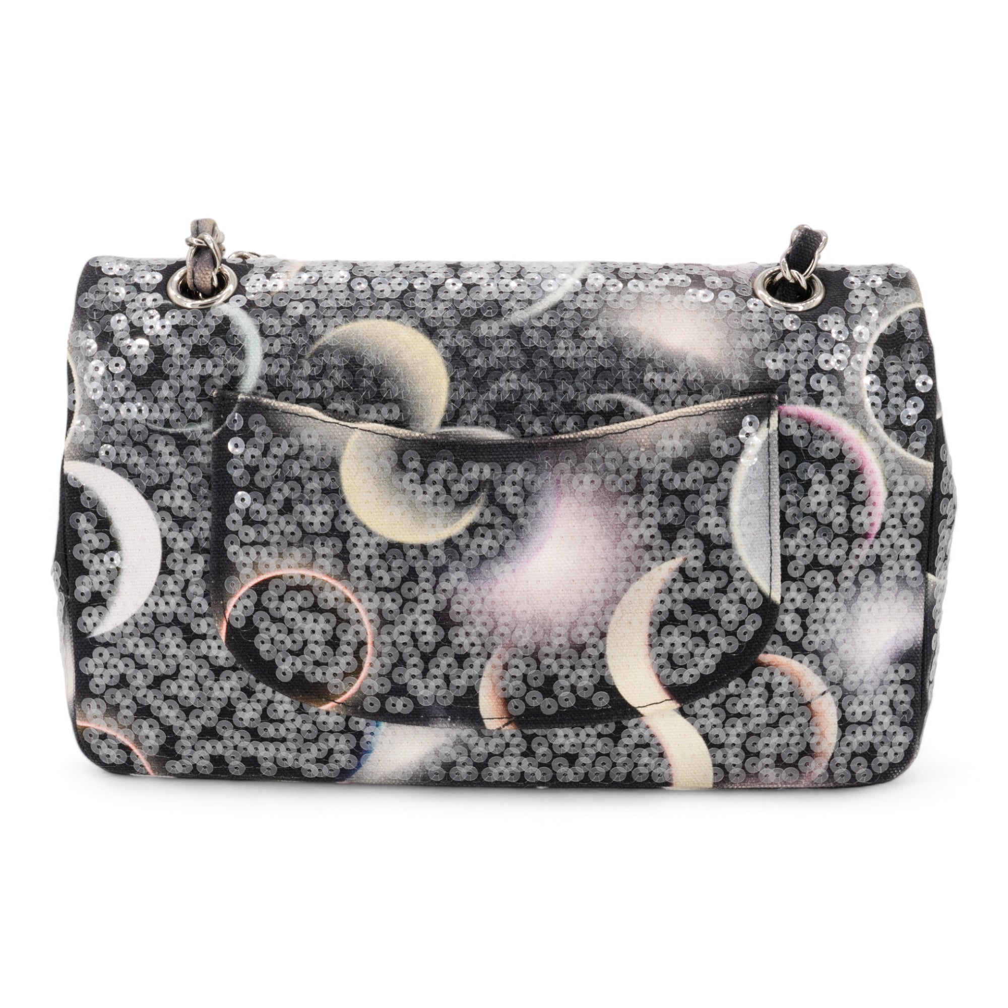 CHANEL Sequin Moon Medium Classic Double Flap Bag - Replica Shoes .com