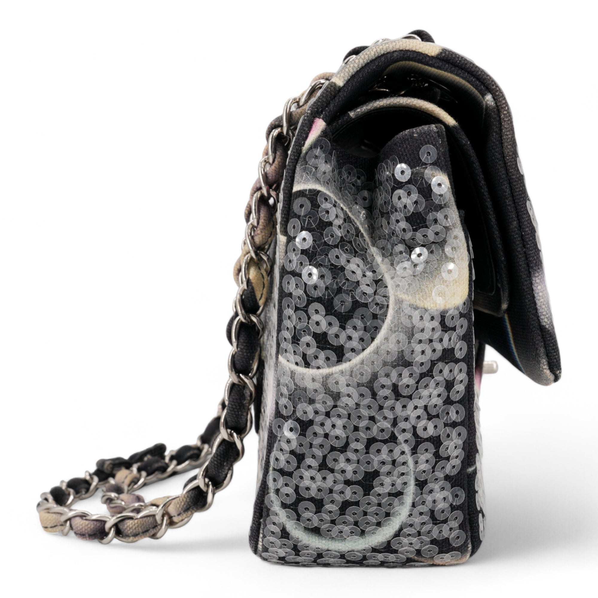 CHANEL Sequin Moon Medium Classic Double Flap Bag - Replica Shoes .com