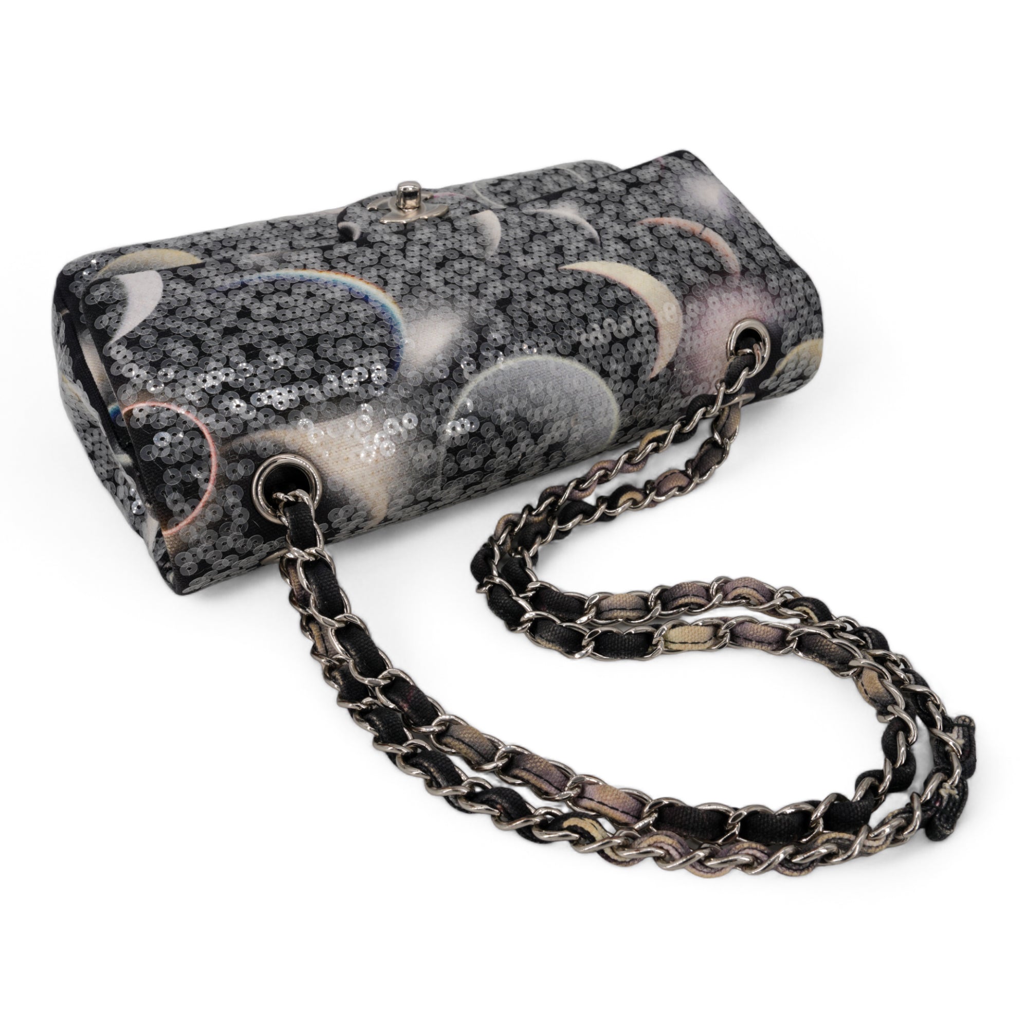 CHANEL Sequin Moon Medium Classic Double Flap Bag - Replica Shoes .com