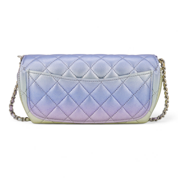 CHANEL Metallic Rainbow Sunglasses Case Bag with Chain - Replica Handbags Shopping
.com