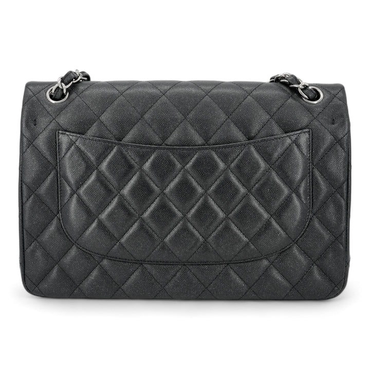 CHANEL Jumbo Classic Double Flap Bag in 18C Iridescent Black Caviar - Replica Handbags Shopping
.com