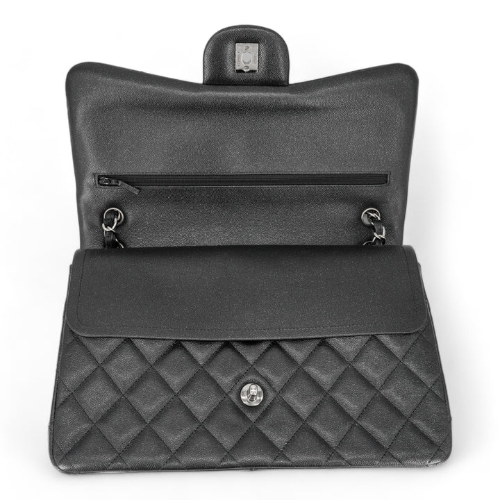 CHANEL Jumbo Classic Double Flap Bag in 18C Iridescent Black Caviar - Replica Handbags Shopping
.com