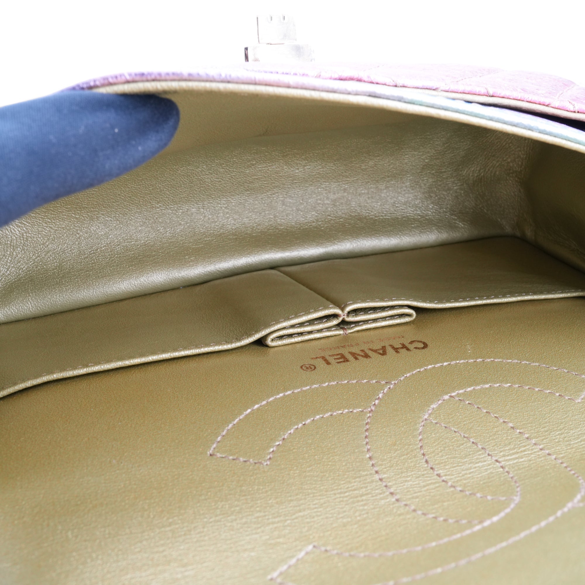 CHANEL 20A Rainbow Metallic 2.55 Reissue Flap Bag Size 225 - Replica Shoes .com