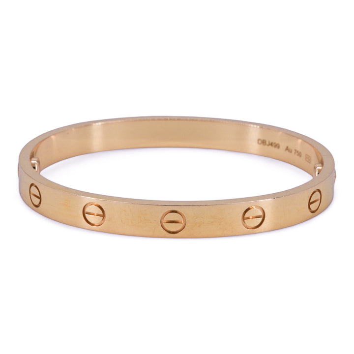 CARTIER Love Bracelet in 18k Pink Gold Sz 16 - Replica Handbags Shopping
.com