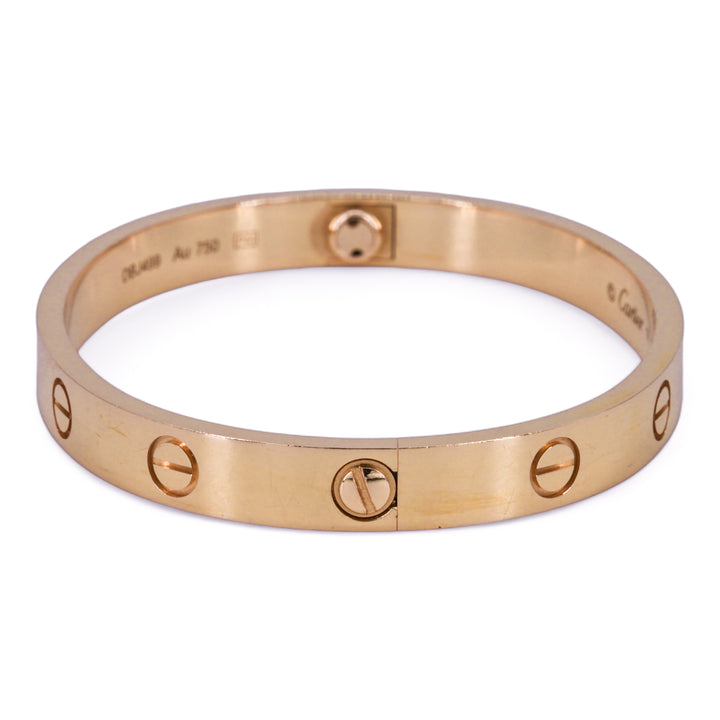 CARTIER Love Bracelet in 18k Pink Gold Sz 16 - Replica Handbags Shopping
.com