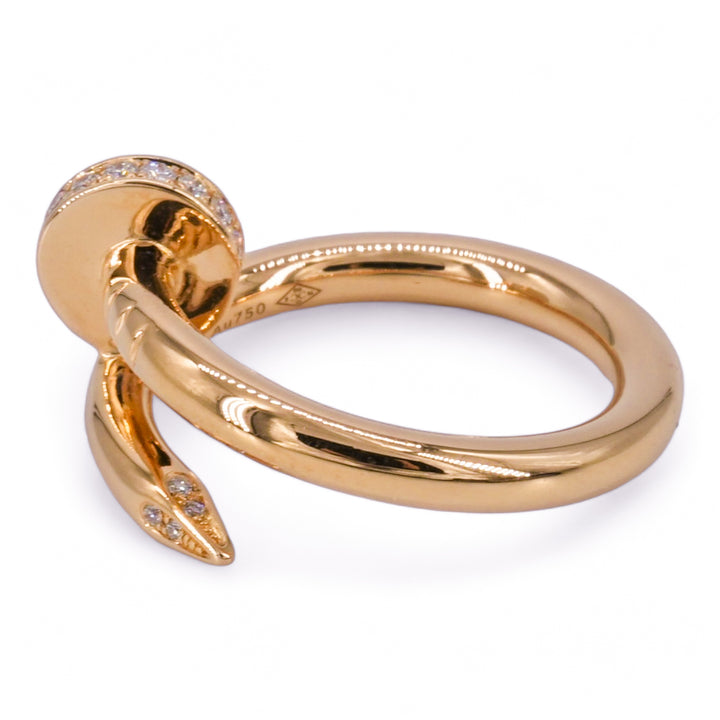 CARTIER Juste Un Clou Diamond Ring in 18k Rose Gold Sz 50 - Replica Handbags Shopping
.com