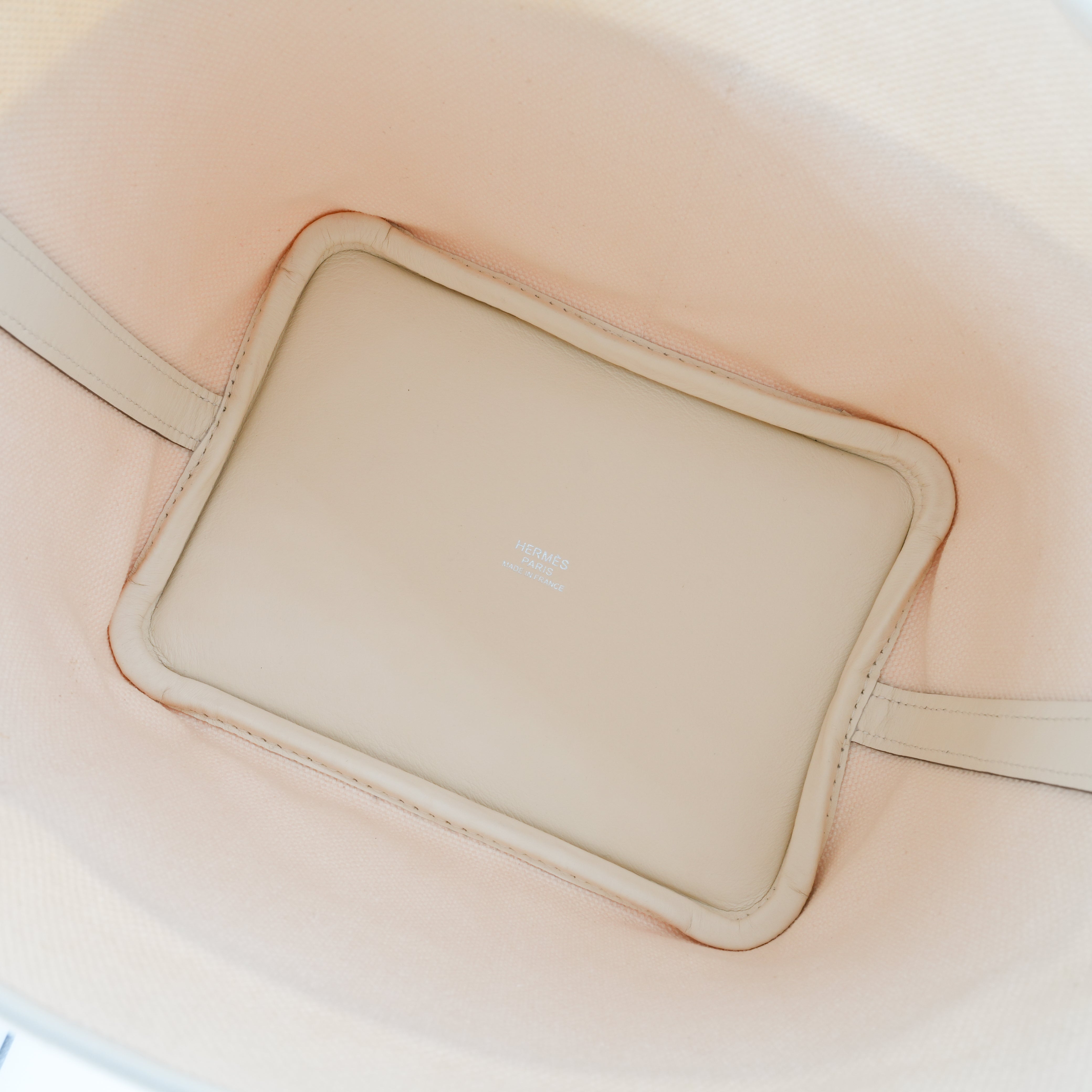 HERMÈS Picotin Cargo 18 Nata Swift and Toile Canvas Palladium Hardware - Replica Shoes .com