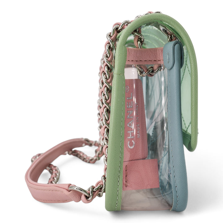 CHANEL PVC Coco Splash Mini Flap Bag Green Pink Blue - Replica Handbags Shopping
.com