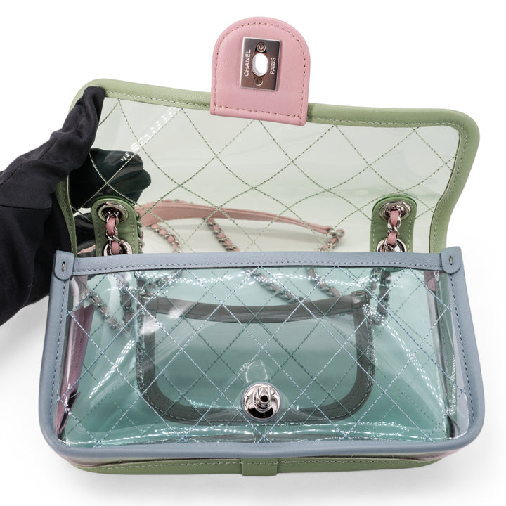 CHANEL PVC Coco Splash Mini Flap Bag Green Pink Blue - Replica Handbags Shopping
.com