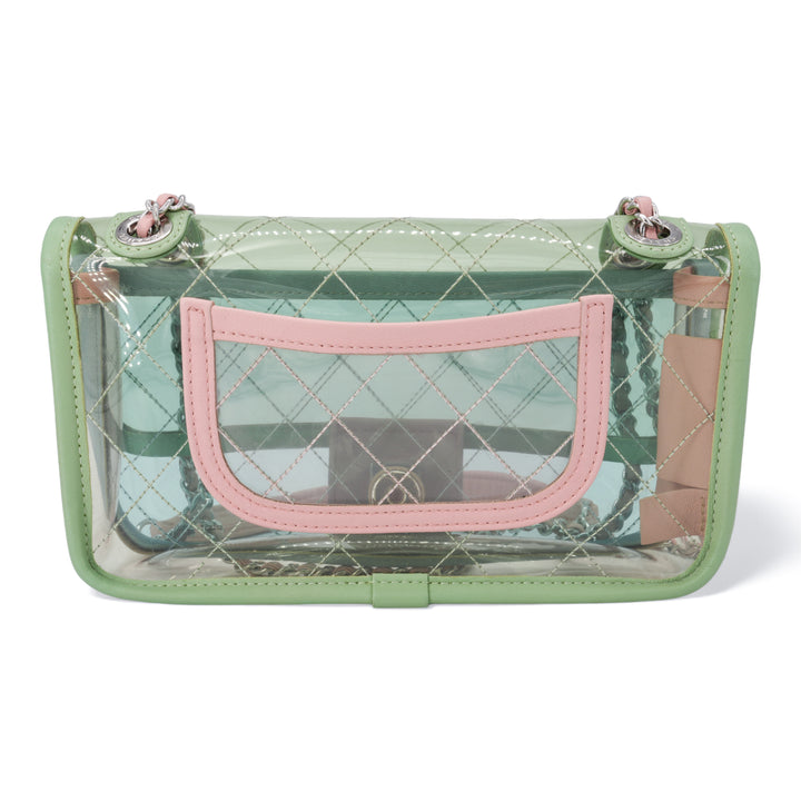 CHANEL PVC Coco Splash Mini Flap Bag Green Pink Blue - Replica Handbags Shopping
.com