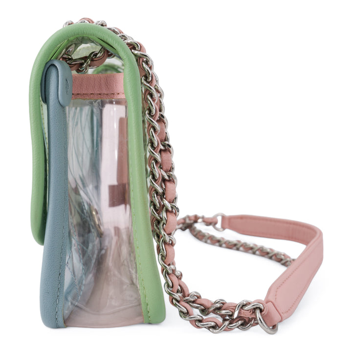 CHANEL PVC Coco Splash Mini Flap Bag Green Pink Blue - Replica Handbags Shopping
.com