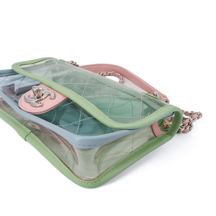 CHANEL PVC Coco Splash Mini Flap Bag Green Pink Blue - Replica Handbags Shopping
.com