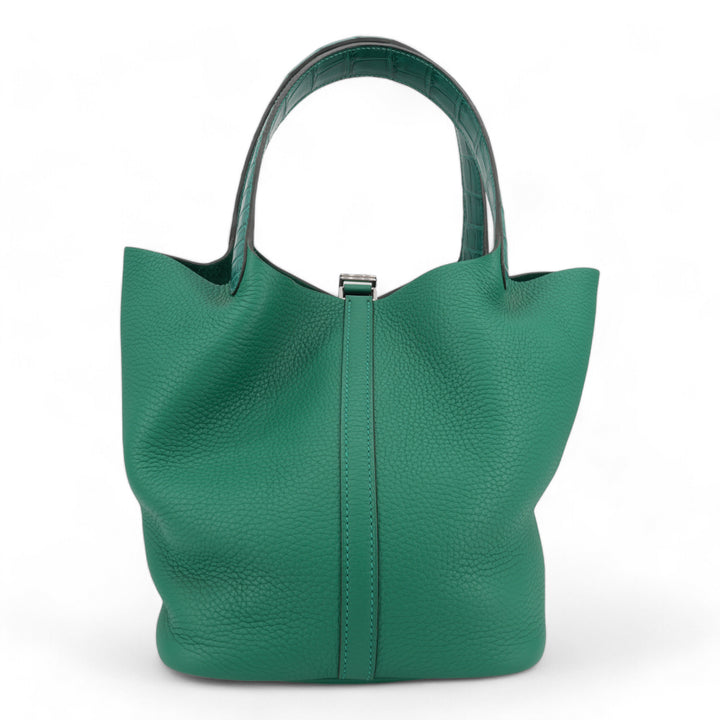 HERMÈS Picotin Lock Touch 22 MM Matte Alligator Clemence Vert Vertigo - Replica Handbags Shopping
.com