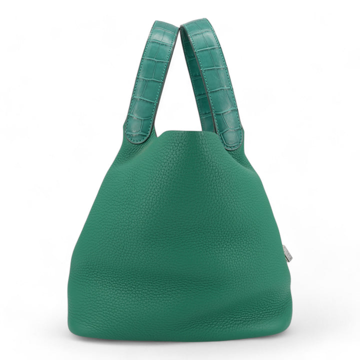 HERMÈS Picotin Lock Touch 22 MM Matte Alligator Clemence Vert Vertigo - Replica Handbags Shopping
.com