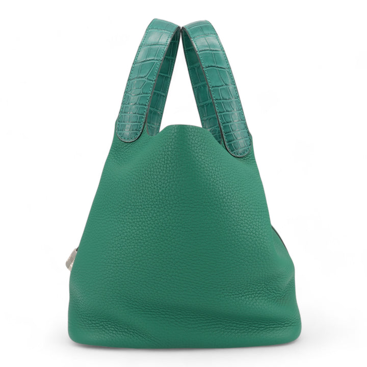 HERMÈS Picotin Lock Touch 22 MM Matte Alligator Clemence Vert Vertigo - Replica Handbags Shopping
.com