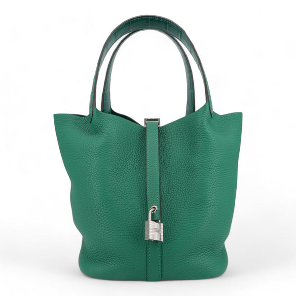 HERMÈS Picotin Lock Touch 22 MM Matte Alligator Clemence Vert Vertigo - Replica Handbags Shopping
.com