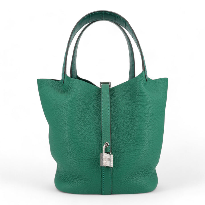 HERMÈS Picotin Lock Touch 22 MM Matte Alligator Clemence Vert Vertigo - Replica Handbags Shopping
.com