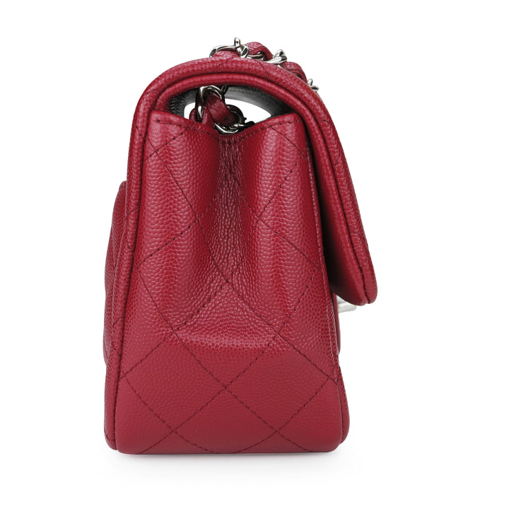 CHANEL 17B Red Caviar Classic Mini Square Flap Bag - Replica Handbags Shopping
.com