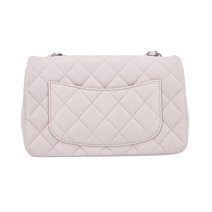 CHANEL 21B Light Purple Lambskin Mini Rectangular Flap Bag LGHW - Replica Handbags Shopping
.com