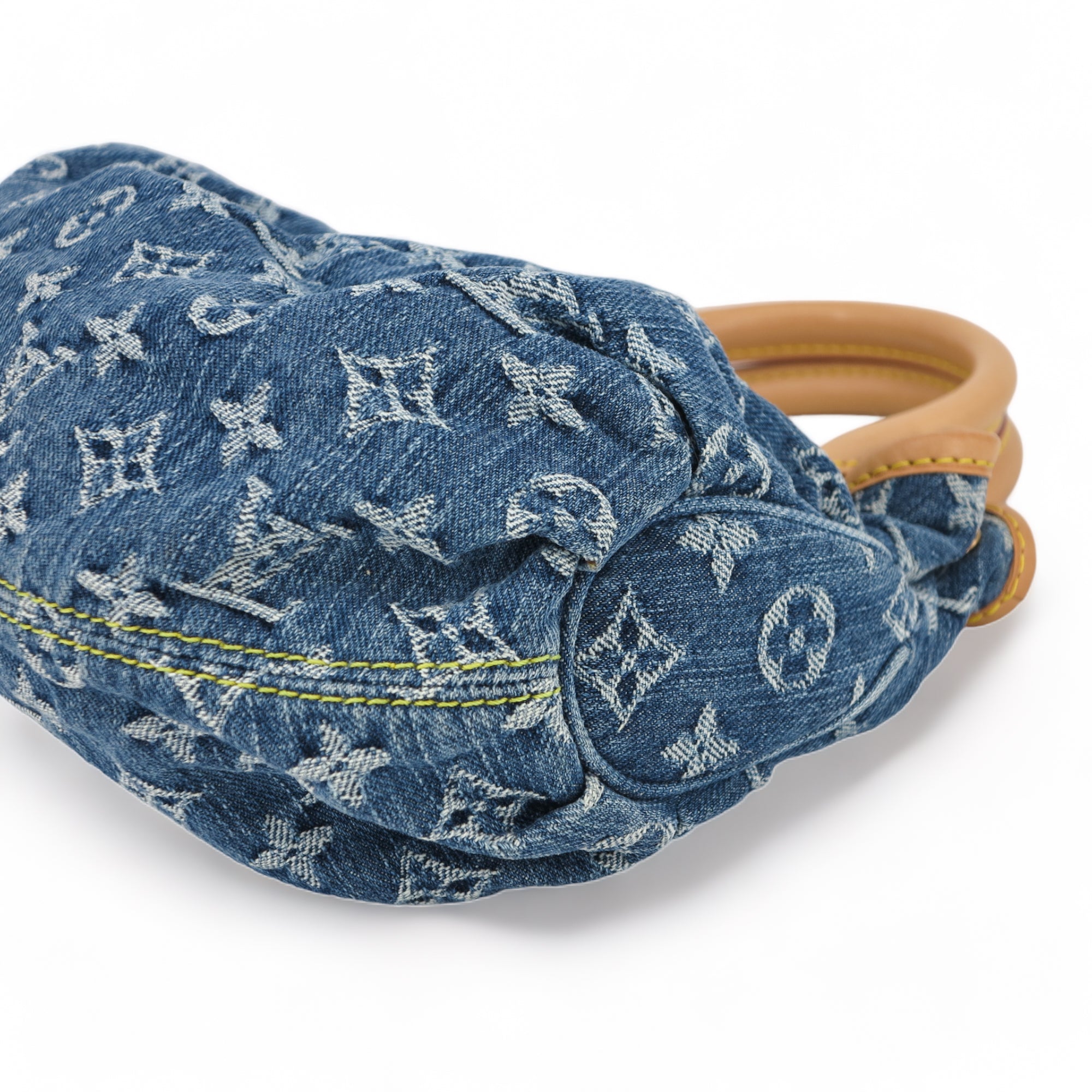 LOUIS VUITTON Blue Denim Monogram Pleaty Bag - Replica Shoes .com
