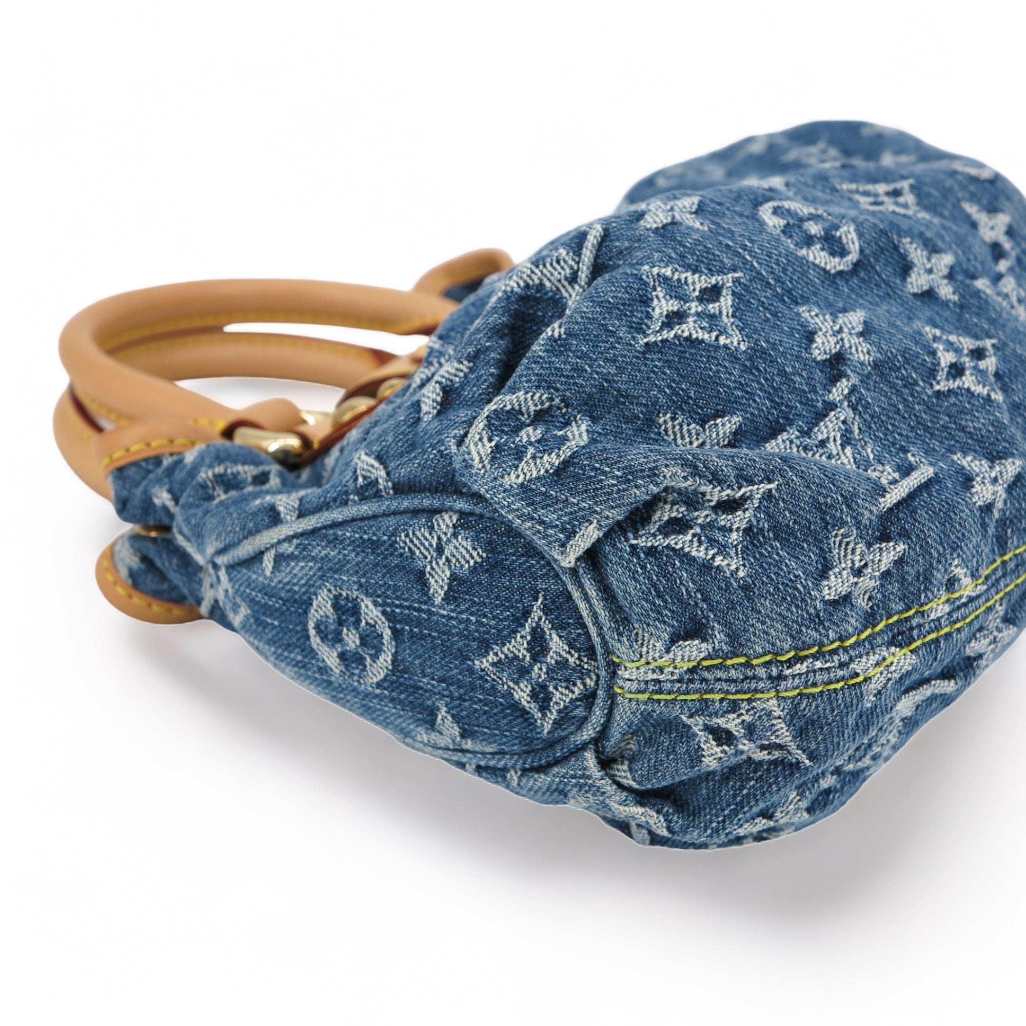 LOUIS VUITTON Blue Denim Monogram Pleaty Bag - Replica Shoes .com
