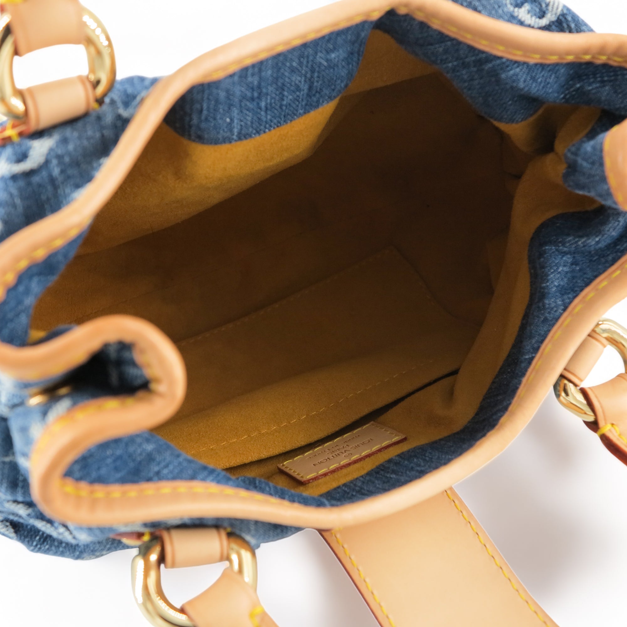 LOUIS VUITTON Blue Denim Monogram Pleaty Bag - Replica Shoes .com