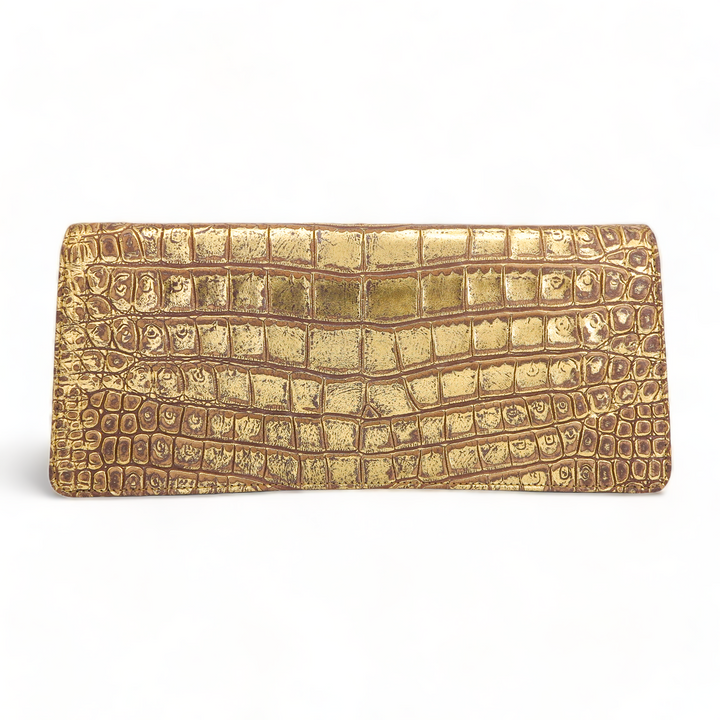 CHANEL 19A Ancient Egypt Gold Crocodile Embossed Jewelled Scarab Clutch Bag - Replica Handbags Shopping
.com