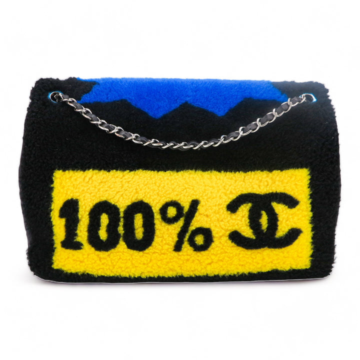 CHANEL Pop Art No.5 Shearling Maxi Flap Bag - Replica Handbags Shopping
.com