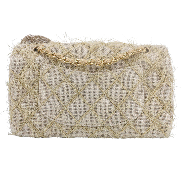 CHANEL Taupe Beige Camellia Straw Jute Raffia Medium Flap Bag - Replica Handbags Shopping
.com