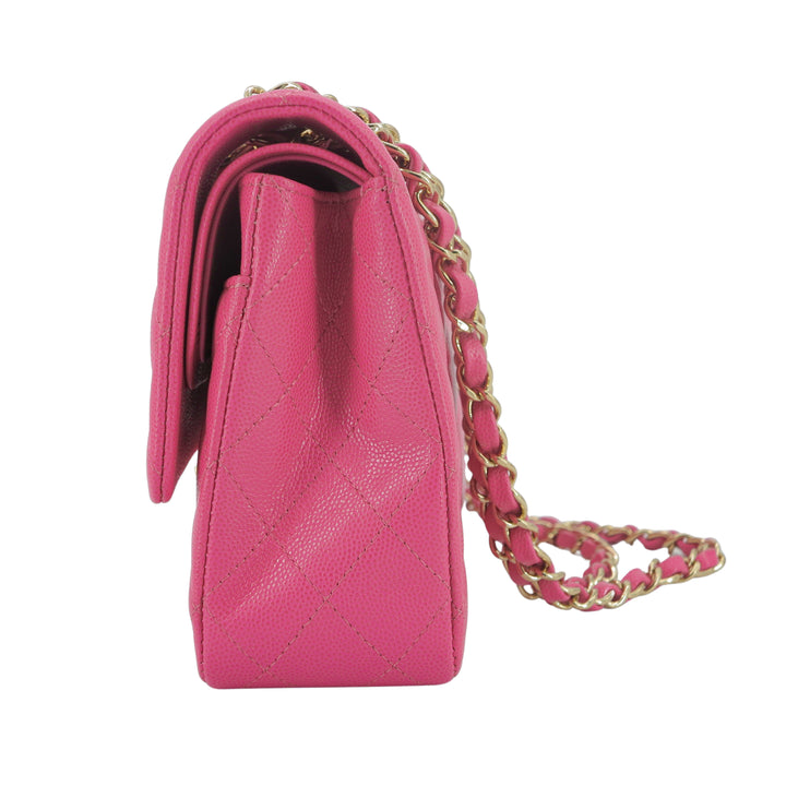 CHANEL 19C Barbie Pink Caviar Medium Classic Flap Bag - Replica Handbags Shopping
.com