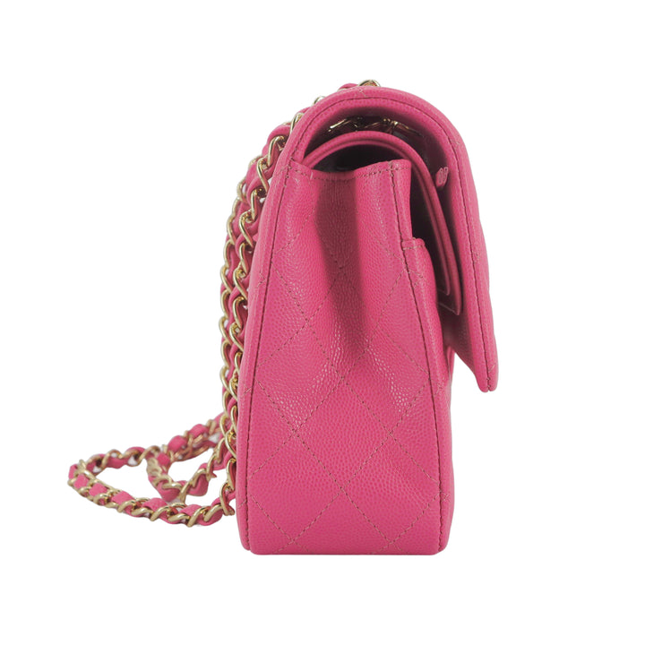 CHANEL 19C Barbie Pink Caviar Medium Classic Flap Bag - Replica Handbags Shopping
.com