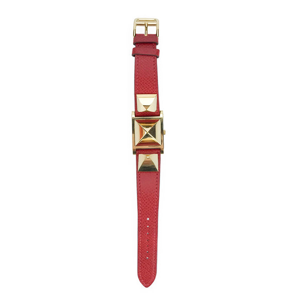 HERMÈS Medor CDC Watch in Rouge Casaque Leather - Replica Handbags Shopping
.com