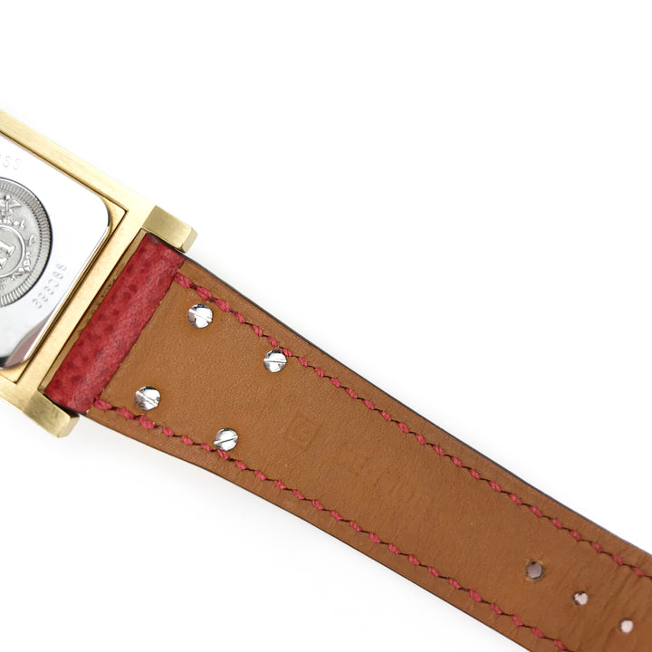 HERMÈS Medor CDC Watch in Rouge Casaque Leather - Replica Handbags Shopping
.com